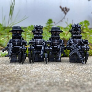 全新lego乐高brickmania moc特种部队潜水员人仔积木玩具礼物收藏