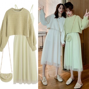 闺蜜装女春季纱裙