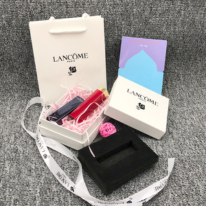 专柜原版兰蔻lancome口红盒香水粉水盒包装礼品盒 手提购物纸袋子