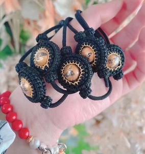 泰国佛牌 阿赞 nut 依霸手绳 手环 富有 招才球 快乐婆 富才