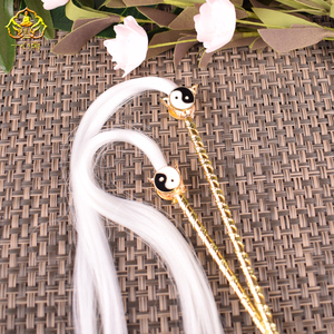 一心斋精品手工浮尘拂尘法器道教太上老君手上拿的武器小配件佛尘