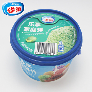 【6杯】雀巢乐享家庭装冷饮冰淇淋巧克力香芋草莓牛奶口味冰激凌