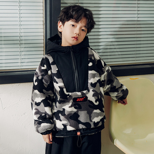 乔丹男童卫衣春秋款