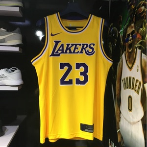 正品耐克湖人队23号詹姆斯球衣24号8号科比男女背心城市版篮球服