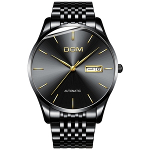 美国dom手表男 全自动机械休闲防水男士腕表
