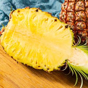 火山素材淘宝实拍生鲜水果菠萝凤梨电商宣传jpg高清大图海报传单psd