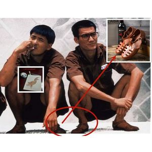 监狱风云周润发同款男士包头凉鞋镂空塑胶鞋7080年代复古老式凉鞋