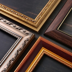 十字绣表框装裱挂墙墙砖字画摆台相框材料十字绣框大尺寸画框木.