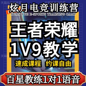 王者荣耀教学技术上分意识拜师课程教练教程导师收徒攻略私教复盘