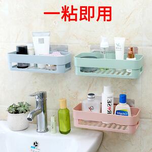 卫坐间收纳架浴室置物架次所厕卫生间沐室放洗发水免打孔瓷砖墙壁
