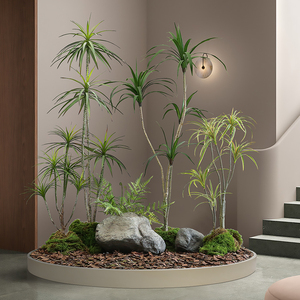 朵馨仿真植物造景室内绿植景观仿生千年木假树落地盆栽组合装饰