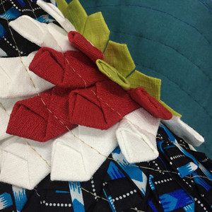 泰国手工布艺圆形坐垫拼布榻榻米蒲团瑜珈垫民族风透气藤椅沙发垫