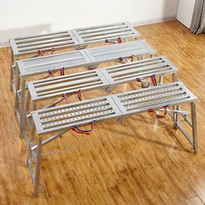 铝合金马凳架子马登铁凳子折叠伸缩升降加厚工地装修高凳马镫特厚