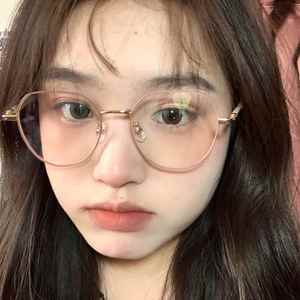 大圆脸适合的眼镜大脸大方脸眼镜框胖脸显瘦韩版平光镜护眼防蓝光