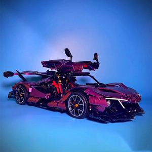 乐高积木电镀阿波罗太阳神ie跑车成人高难度拼装模型男孩玩具礼物