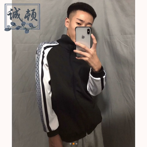 快手网红张琪笙同款套装学生运动两件套秋社会精神小伙九分裤一套