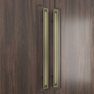 大门拉手古铜色西安古风装修包厢推拉木门把手对装新中式大门拉手