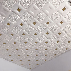归才天花板房顶吊顶翻新3d立体贴纸阳台棚顶自粘防水装饰背景软包