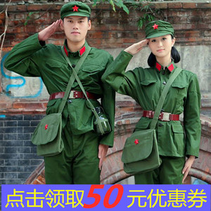 怀旧服装70-80年代革知青服装红卫兵怀旧海魂衫60年代复古女装