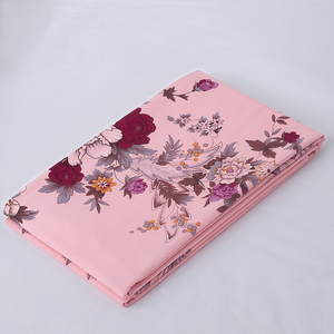 上海老牌国民老床单纯棉老式怀旧80年代大牡丹花全棉布单件四季款