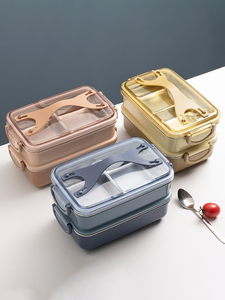 00原声商贸淘宝ly韩式不锈钢保温饭盒多层学生便当盒234层手提式