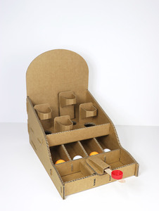 投篮机迷你儿童游戏机自制发球机纸箱玩具diy手工制作篮球机模型