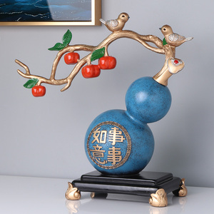 柿子摆件事事如意