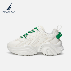 nautica/诺帝卡潮流ins风2022新款夏季男增高网面透气休闲老爹鞋