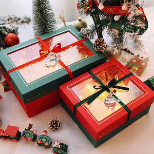 圣诞节礼物盒高档ins 创意大号2020礼盒空盒子包装盒平安夜礼品盒