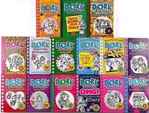 英文版 dork diaries 怪诞少女 女版小屁孩日记章节书15册