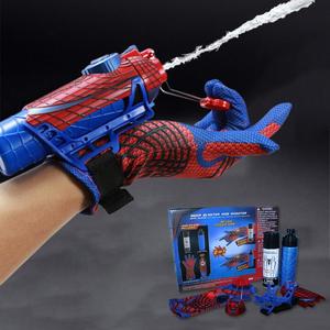 抖音超凡蜘蛛侠发射器蛛丝蛛网手套手腕可喷丝吐丝喷水喷射玩具