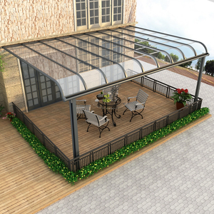 铝合金雨棚户外防雨庭院遮阳棚阳台天台搭棚隔热棚顶棚露台阳光棚