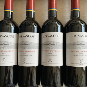 智利拉菲巴斯克赤霞珠干红葡萄酒 los vascos华诗歌红酒 2020年份