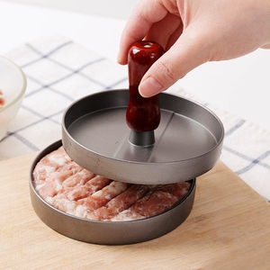 自制汉堡压肉器家用制作器模具创意厨房压三明治的小工具牛肉饼器