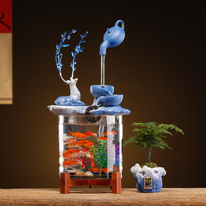 小型鱼缸造景创意