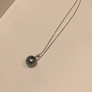 日本代购 御木本mikimoto 黑珍珠吊坠母亲节礼物送妈妈款气质项链