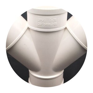 水管4通接头十字pvc塑料下水管管件配件y型异径50/75/110/160