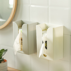 间面巾纸洗脸巾收纳架厕所墙上免打孔轻奢抽纸盒kaman家居旗舰店19