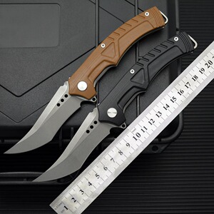 剑齿虎折叠刀高硬度锋利重型折刀户外便携随身防身小刀野营求生刀