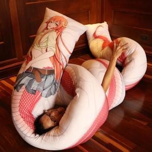 麦芽堂动漫周边魔物娘的同居日常米娅7米蛇长抱枕定制生日礼物