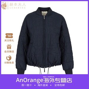 armani/阿玛尼2021新款ea女装时尚小熊图案尼龙双面夹克短外套