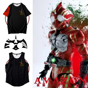 毅跃男装旗舰店天猫假面骑士衣服amazon alfa二次元动漫短袖t恤鹰山