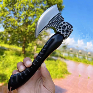 维京dc53精钢小斧头高硬度户外防身丛林野营砍伐迷你手斧黑檀木柄