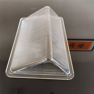 三角罩玻璃 透明壁挂灯玻璃罩 地坪装饰灯 美式玻璃灯罩