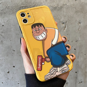 男xr卡通iphone x潮十一网红7苹果11pro壳子8男款xs max酷7p胖虎xsmas