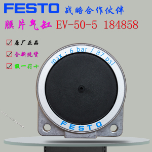 festo 费斯托 膜片式夹紧气缸 印刷机专用 ev-50-5 184858 现货
