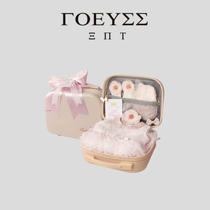 意大利FOEYSS礼盒~婴儿套装小孩满月百天女宝宝送人礼盒新生礼物