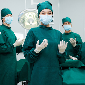 男女款纯棉手术服美容院宠物医院医生外科手术室全棉手术衣工作服