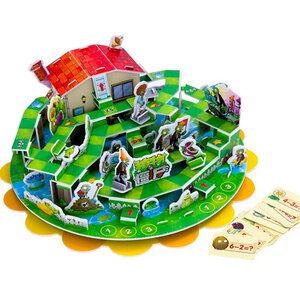 【夏日推荐】植物大战僵尸立体游戏拼插 花园迷宫飞行棋 3-7岁幼儿