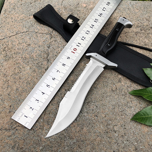 多功能野外刀具腿狗刀长款大号户外刀生存刀特战一体刀合法高硬度